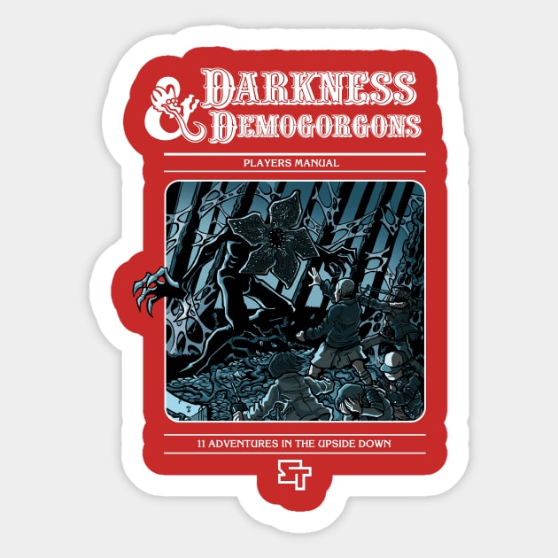 Darkness & Demogorgons Sticker by tomkurzanski